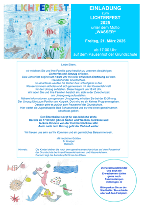 Einladung Lichterfest als PDF Download